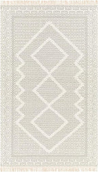 Mark&Day Wool Rugs, 9x12 Nishnabotny Cottage Light Gray Area Rug, Bedroom or - Image 3