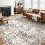5x8 Area Rug Living Room: Machine Washable Large Abstract Soft Rugs Stain by LOONGRUG