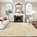 Art&Tuft Washable Rugs 9x12, Low Pile Area Rugs 9x12 Living Room by Art%26Tuft