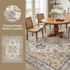 GENIMO 8X10 Area Rugs for Living Room, Machine Washable Vintage Floor Cover - Image 2