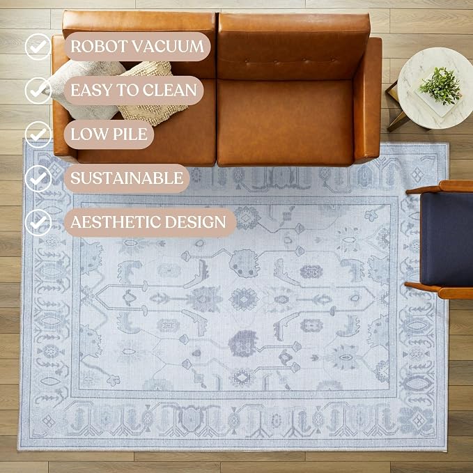 Beige Oushak Rug, Extra Large Area Rugs - Image 3
