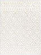 Hauteloom Tilos Moroccan Farmhouse Small Shag Area Rug Door Mat - Image 3