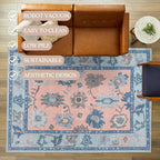 Fame Living Modern Oushak Rug, Small Rugs, Door mat, Doormat - Image 4