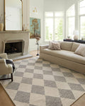 Loloi Chris Loves Julia Francis Collection FRA-01 Beige/Charcoal 2'-3" x 3'-9" by Loloi