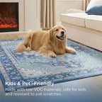 Bedsure 3x5 Area Rugs for Living Room, Machine Washable Rugs, Non-Slip Backing - Image 3