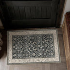 HUGEAR 2x3 Entryway Rug Machine Washable Area Rug Black Beige Small Rugs Door - Image 3