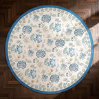 jinchan Elora 8ft Floral Round Rug - Image 8