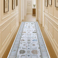 Fame Living Cream Grey Oushak Runner Rug, Modern Runners, Runner by FameLiving%7COushakRugs