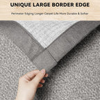 Washable Runner Rug 3x5 Jute Like Entryway Indoor Runner Mat Rugs Non Slip - Image 4