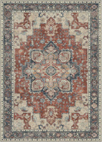 GENIMO 5x7 Area Rugs for Living Room, Machine Washable Non Slip Vintage Rugs - Image 7