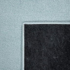 Paco Home Solid Area Rug in Light Blue Modern Plain Design, Size: 4' x 5'7" - Image 4