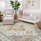 Moynesa Ultra-Thin Washable Area Rug 8x10, Large Living Room Rugs - Image 7