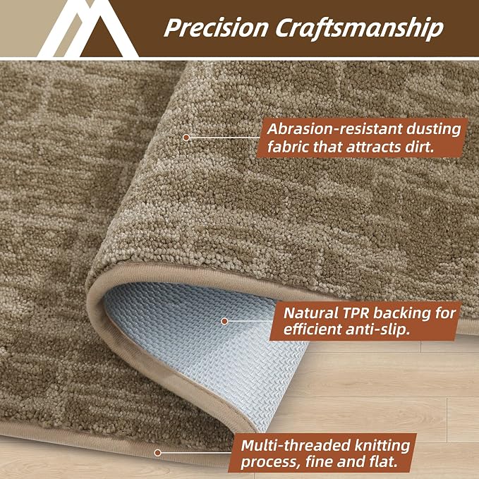 COSY HOMEER-Dirt-Trapper-Door-Mat 32"x48" Non-Slip Entryway Rugs Washable - Image 2