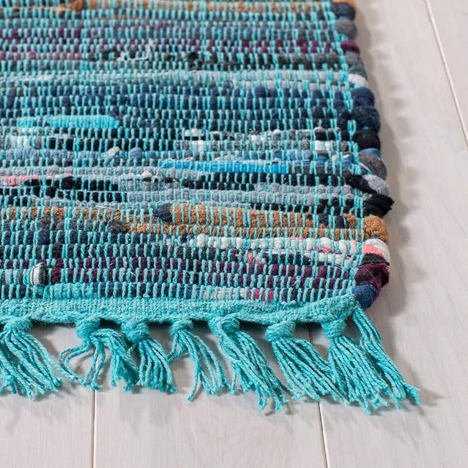 SAFAVIEH Rag Rug Collection Runner Rug - Image 3