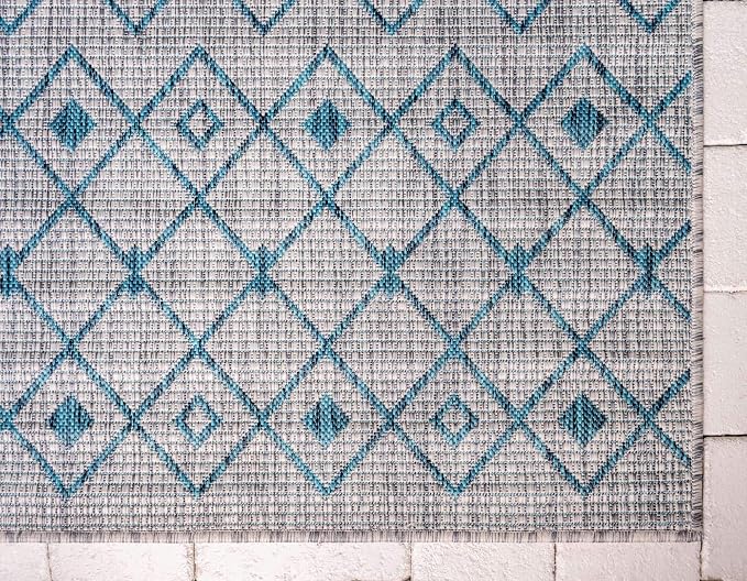 Unique Loom Outdoor Trellis Collection Area Rug - Image 8