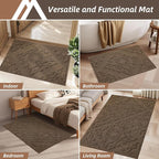 COSY HOMEER Door Mat 32”x48”, Absorbent Dirt Trapper Entryway Rugs, Non-Slip - Image 8