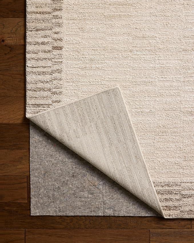 Loloi Chris Loves Julia Calvin Collection CLV-04 Ivory/Pebble 6'-3" x 9'-6" - Image 7