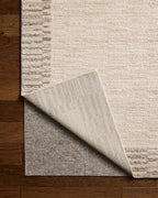 Loloi Chris Loves Julia Calvin Collection CLV-04 Ivory/Pebble 3'-6" x 5'-6" - Image 7