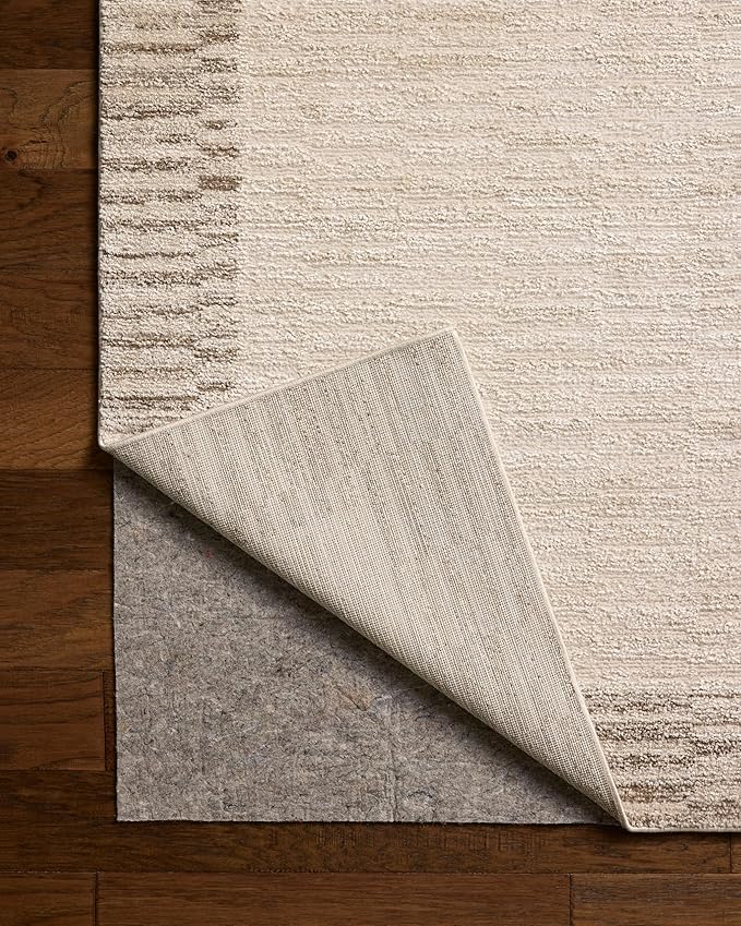 Loloi Chris Loves Julia Calvin Collection CLV-04 Ivory/Pebble 3'-6" x 5'-6" - Image 7