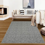RUGSREAL Bedroom Area Rug 4x6 Modern Abstract Area Rug Stain Resistant Small - Image 3