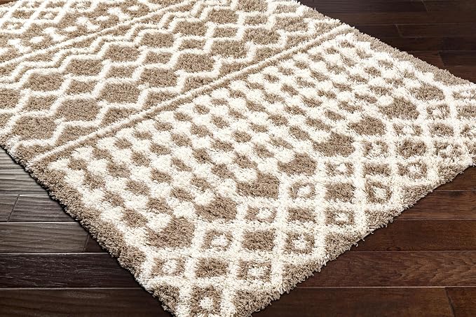 Livabliss Hapsburg Moroccan Shag Area Rug, Medium Brown - Image 7