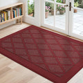 COSY HOMEER Non-Slip Door Mat 32"x48", Entryway Rugs Low Profile Absorbent Dirt by COSYHOMEER