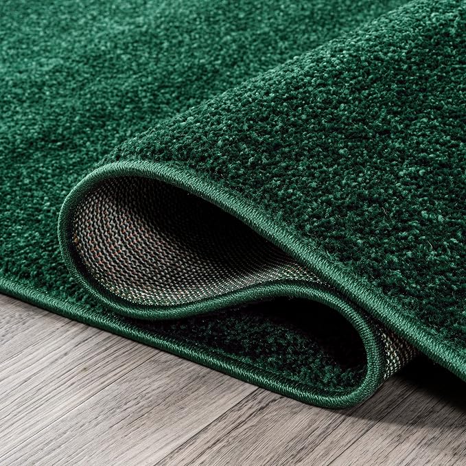 Eyely UES100L-6OV Supersoft Haze Solid Low-Pile Indoor Area Rug, Minimalist - Image 3