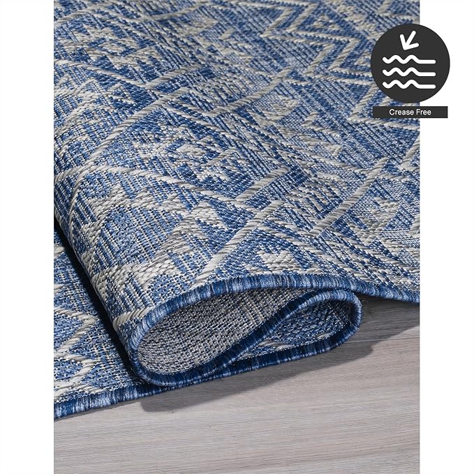 FH Home Flat Woven Outdoor Rug - Image 4