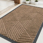 Kitinjoy Front Door Mat Outside Entrance, Sturdy Natural Dirt Trapper, Heavy by Kitinjoy