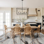 Rugshop Contemporary Gray Striated Area Rug Durable, Kid & Pet Friendly 6' 6" x - Image 6