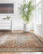 Loloi Layla Collection LAY-05 Ocean/Multi 9'-0" x 12'-0" .13" Thick Area Rug - Image 8