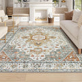 Moynesa Living Room Area Rug 9x12, Ultra-Thin Washable Large Rugs by Moynesa