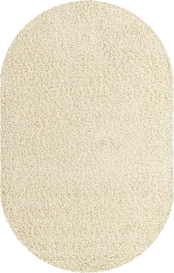 Unique Loom Solid Shag Collection Area Rug - Image 3