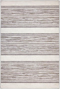 Dash & Albert Ellington Stripe Grey Machine Washable Rug, Runner-2.5 X 8 Feet by DashAlbert