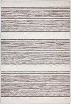 Dash & Albert Ellington Stripe Grey Machine Washable Rug, Runner-2.5 X 8 Feet by DashAlbert