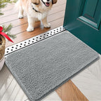OLANLY Dog Door Mat for Muddy Paws 24x16, Absorbs Moisture and Dirt, Absorbent by OLANLY