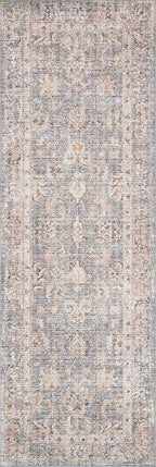 Loloi Skye Collection SKY-01 Grey/Apricot 9'-0" x 12'-0" Area Rug - Image 6