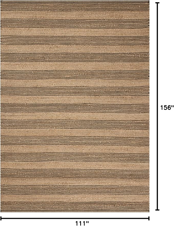Loloi Chris Loves Julia Judy Collection JUD-06 Natural/Chocolate 9'-3" x 13' - Image 2