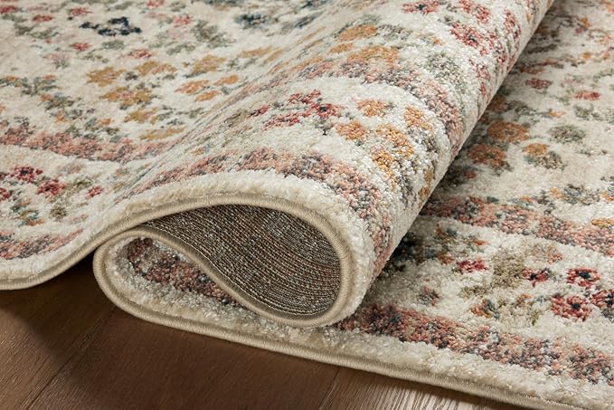 Loloi Rifle Paper Co. Laurel Collection LAU-04 Cream/Multi 2'-8" x 8' Runner Rug - Image 6