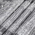 GarveeHome 2.5x8 Modern Bordered Runner Rug Soft Non Slip Washable Floor Carpet - Image 4