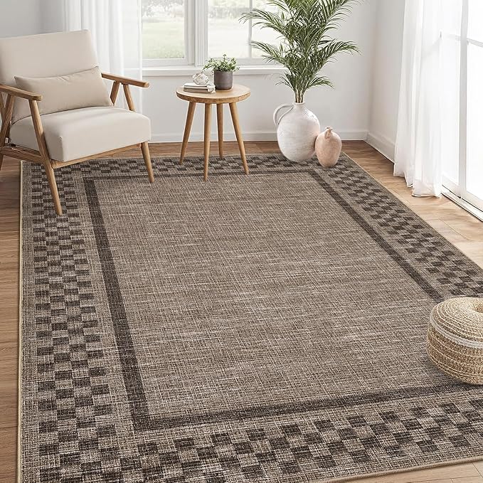 GarveeHome Area Rug 10x13 Living Room Rug Modern Bordered Soft Large Area Rugs - Image 7