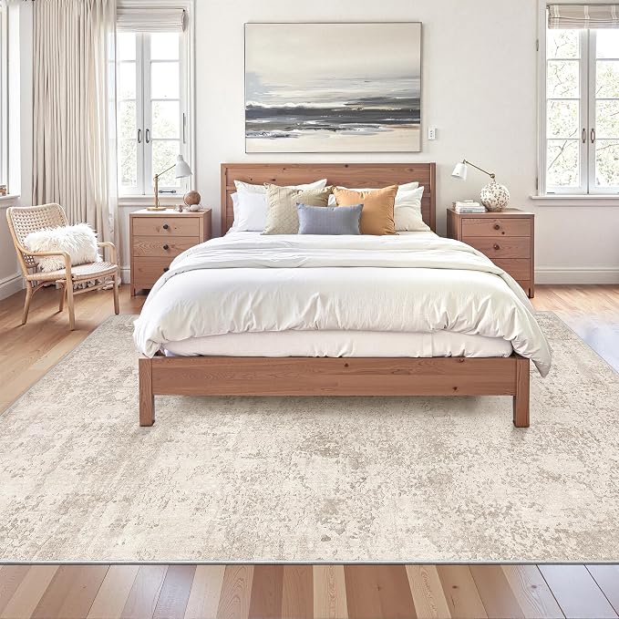Art&Tuft Washable Rugs 6x9, Abstract Area Rugs - Image 4