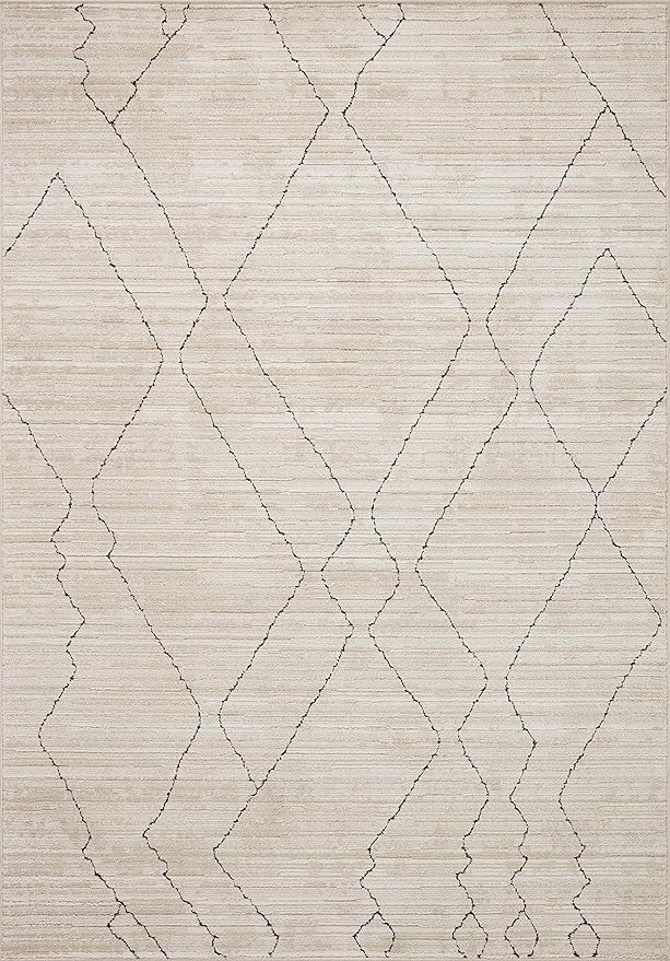 Loloi Darby Collection DAR-03 Sand/Charcoal 11'-6" x 15' Area Rug - Image 2