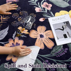 Lahome Floral Entryway Rug, 2X3 Washable Kitchen Rug Non-Slip, Ultra-Thin Soft - Image 6