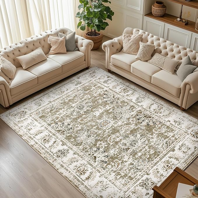 jinchan Fiora 10x12 Area Rug for Living Room by JINCHAN