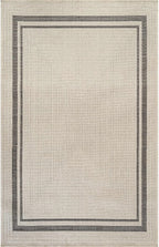 Beverly Rug Easy Jute Bordered Rug 10x14 Washable Large Indoor Outdoor Area Rugs - Image 2