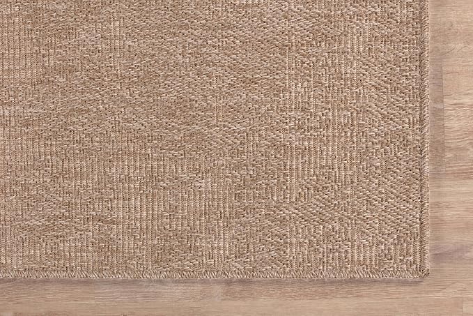 CAMILSON Easy Jute Rug 6x9, Indoor Outdoor Natural Color Fiber Area Rugs - Image 5