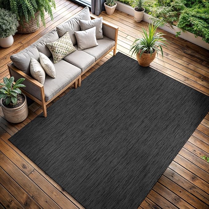 CAMILSON Outdoor Rug 8x10 Modern Area Rugs - Image 5