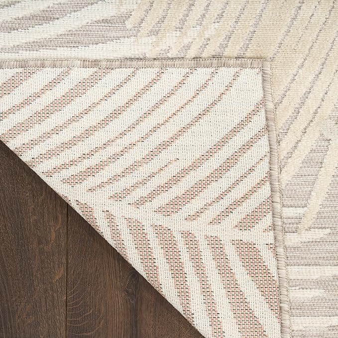 Nourison Home Suncoast Beige 5'3" x 7'3" Area Rug - Image 8