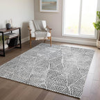 Addison Rugs Chantille ACN591 Pewter 5' x 7'6" Indoor Outdoor Area Rug - Image 2